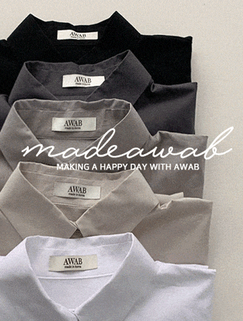 #AWABMADE:_클래식베이직셔츠 -5color
