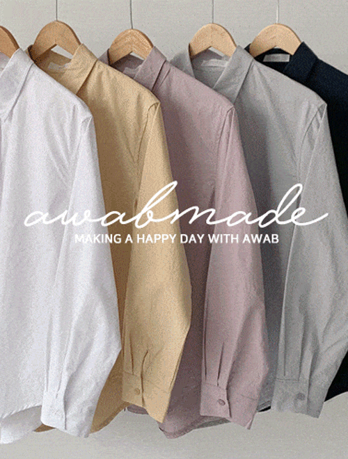 #AWABMADE:_단작바이오클래식셔츠 -5color